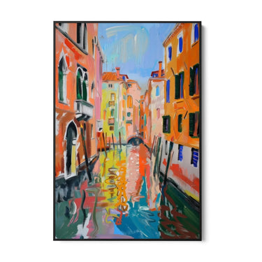 Quadro Stampa su Tela Evocazioni tra i canali di Venezia, Italia - CupidoDesign