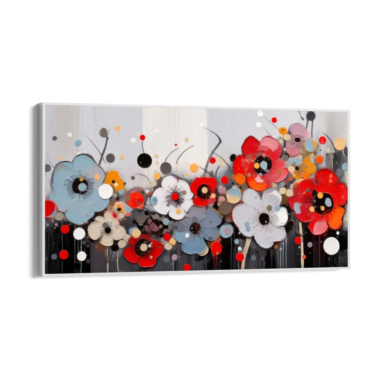Quadro Stampa su Tela Evoluzione floreale - CupidoDesign