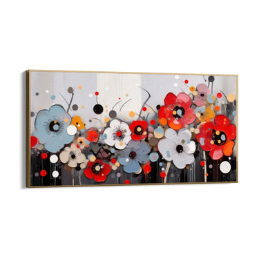 Quadro Stampa su Tela Evoluzione floreale - CupidoDesign