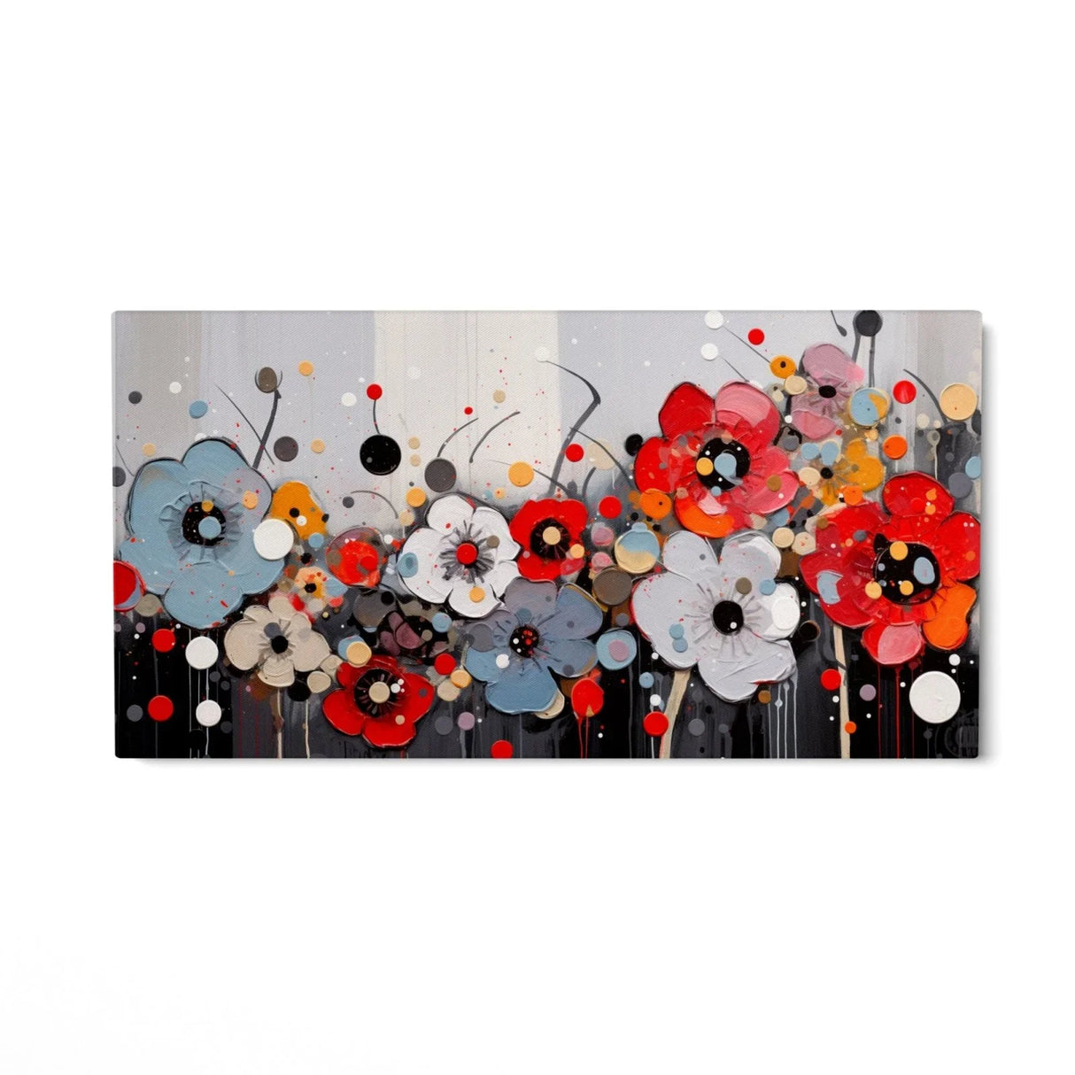Quadro Stampa su Tela Evoluzione floreale - CupidoDesign