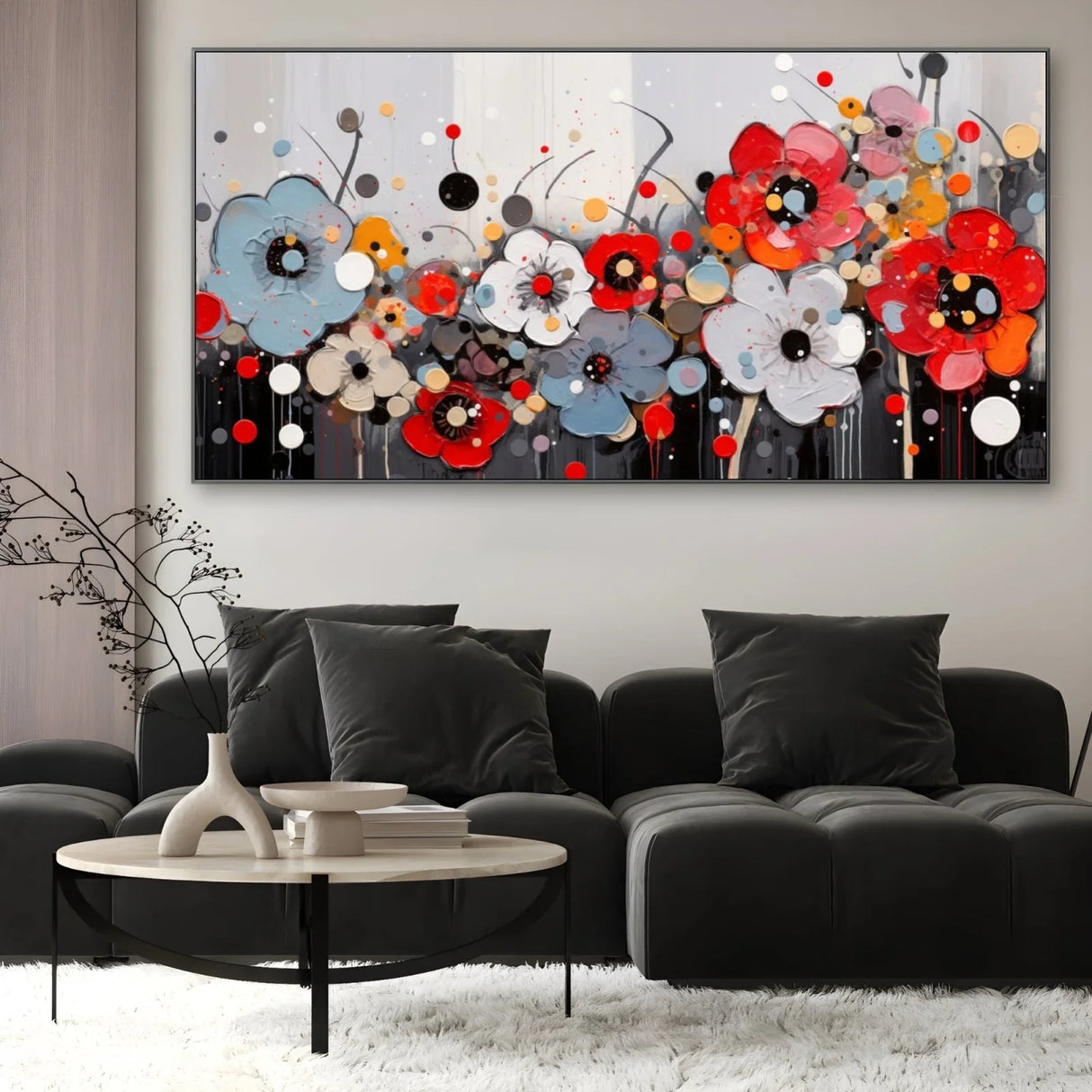 Quadro Stampa su Tela Evoluzione floreale - CupidoDesign
