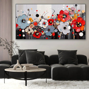 Quadro Stampa su Tela Evoluzione floreale - CupidoDesign