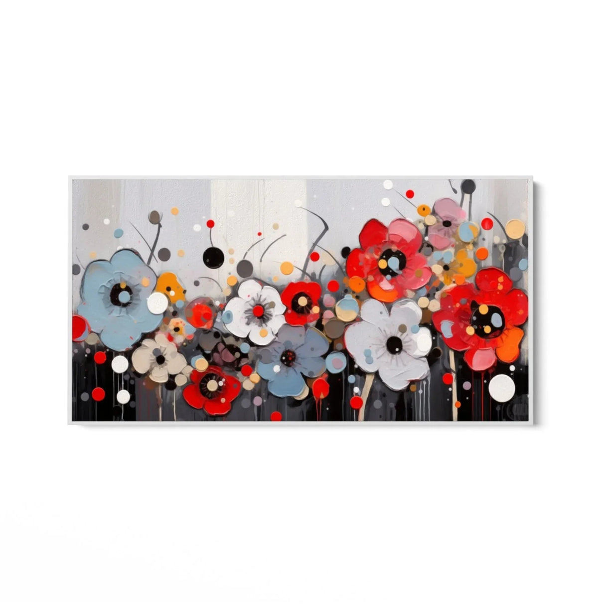 Quadro Stampa su Tela Evoluzione floreale - CupidoDesign