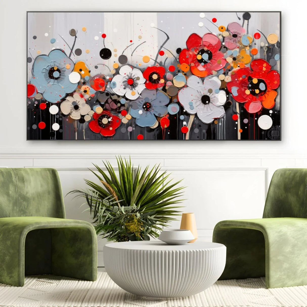 Quadro Stampa su Tela Evoluzione floreale - CupidoDesign