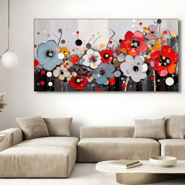 Quadro Stampa su Tela Evoluzione floreale - CupidoDesign