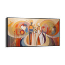 Quadro Stampa su Tela Famiglia astratta - CupidoDesign