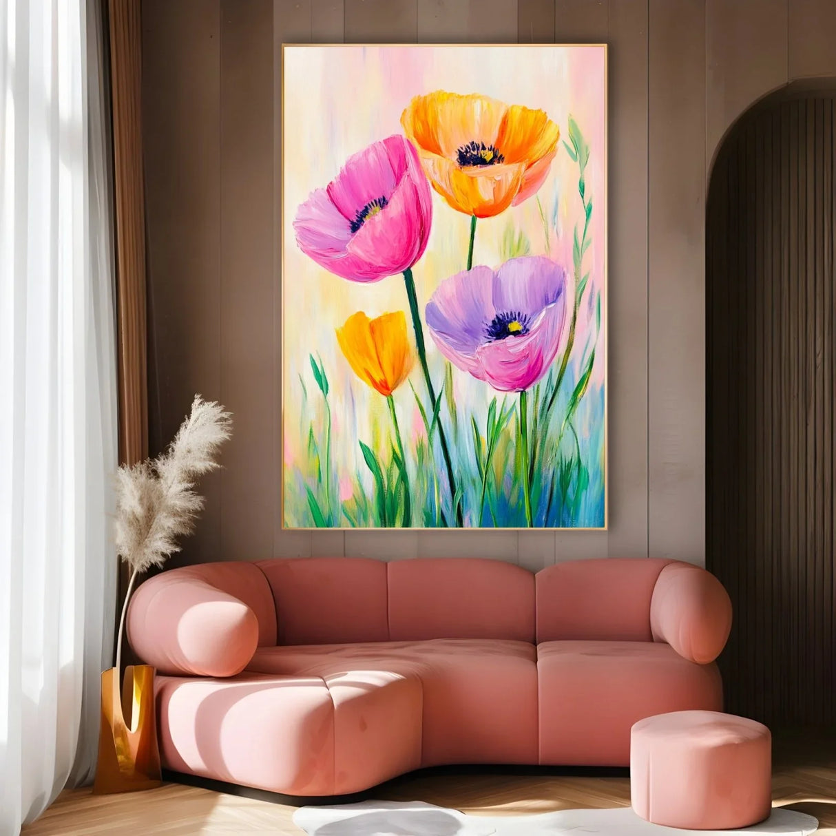 Quadro Stampa su Tela Fantasia Fiorita - CupidoDesign