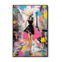Quadro Stampa su Tela Fascino Francese - CupidoDesign