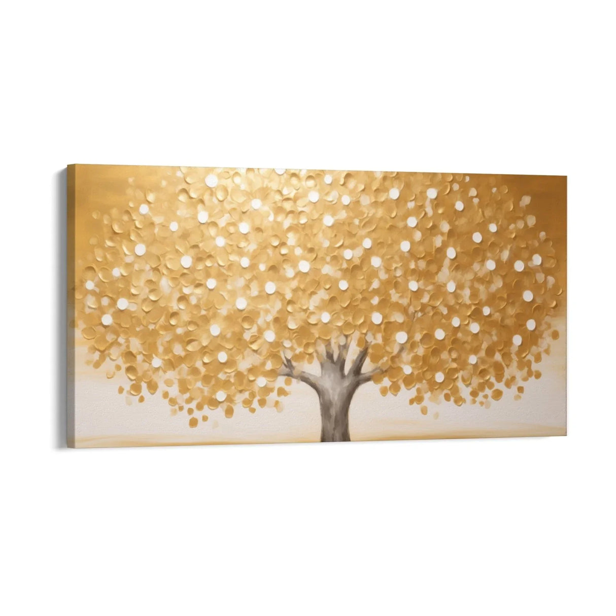 Quadro Stampa su Tela Felicità Dorata - CupidoDesign