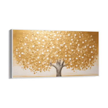 Quadro Stampa su Tela Felicità Dorata - CupidoDesign