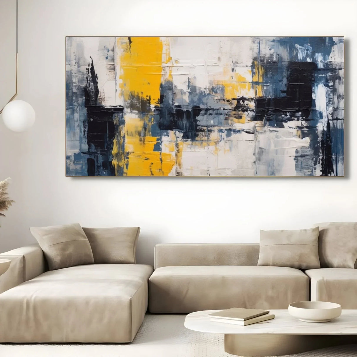 Quadro Stampa su Tela Fenomeno Giallo - CupidoDesign