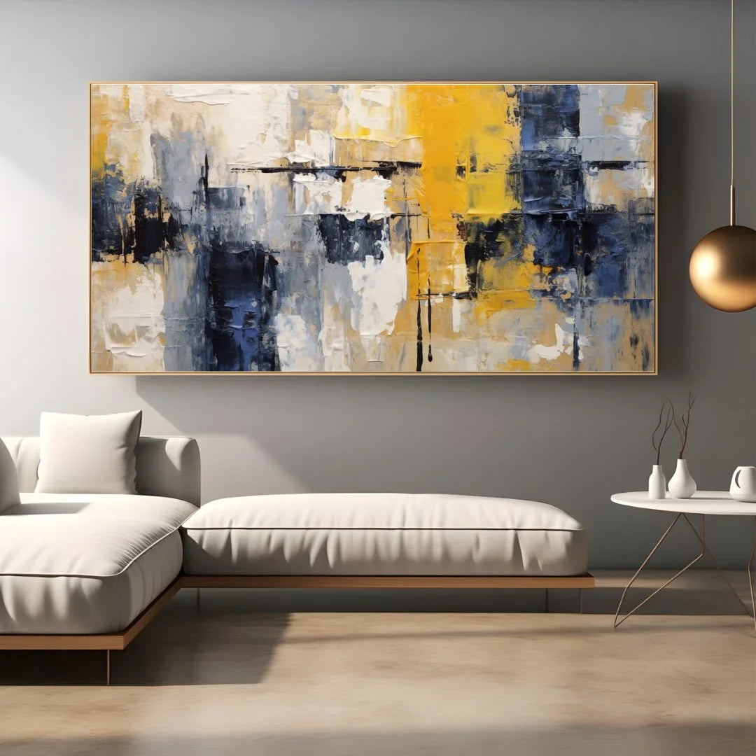 Quadro Stampa su Tela Festa di Luce Astratta - CupidoDesign