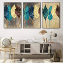 Quadro Stampa su Tela Fiamme d'oro - CupidoDesign