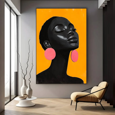 Quadro Stampa su Tela Fiato sospeso - CupidoDesign