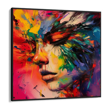 Quadro Stampa su Tela Figura Vibrante - CupidoDesign