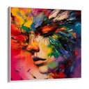 Quadro Stampa su Tela Figura Vibrante - CupidoDesign