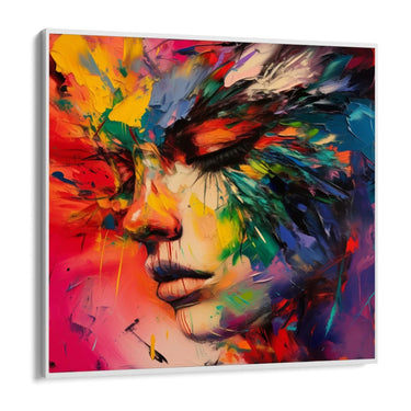 Quadro Stampa su Tela Figura Vibrante - CupidoDesign