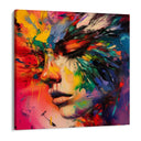 Quadro Stampa su Tela Figura Vibrante - CupidoDesign