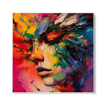 Quadro Stampa su Tela Figura Vibrante - CupidoDesign