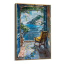Quadro Stampa su Tela Finestra su Positano, Italia - CupidoDesign