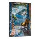 Quadro Stampa su Tela Finestra su Positano, Italia - CupidoDesign