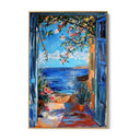 Quadro Stampa su Tela Finestre su Ibiza, Spagna - CupidoDesign