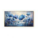 Quadro Stampa su Tela Fiore d'azzurro - CupidoDesign