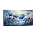 Quadro Stampa su Tela Fiore d'azzurro - CupidoDesign