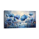 Quadro Stampa su Tela Fiore d'azzurro - CupidoDesign