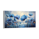 Quadro Stampa su Tela Fiore d'azzurro - CupidoDesign