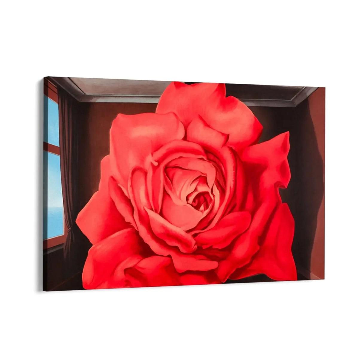 Quadro Stampa su Tela Fiore dei Lottatori, Rene Magritte - CupidoDesign