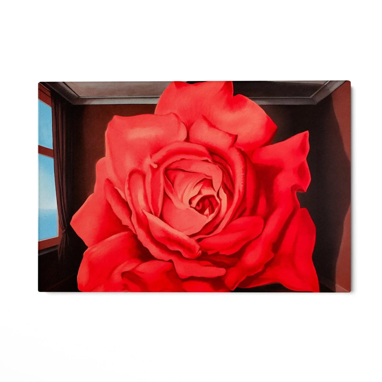 Quadro Stampa su Tela Fiore dei Lottatori, Rene Magritte - CupidoDesign