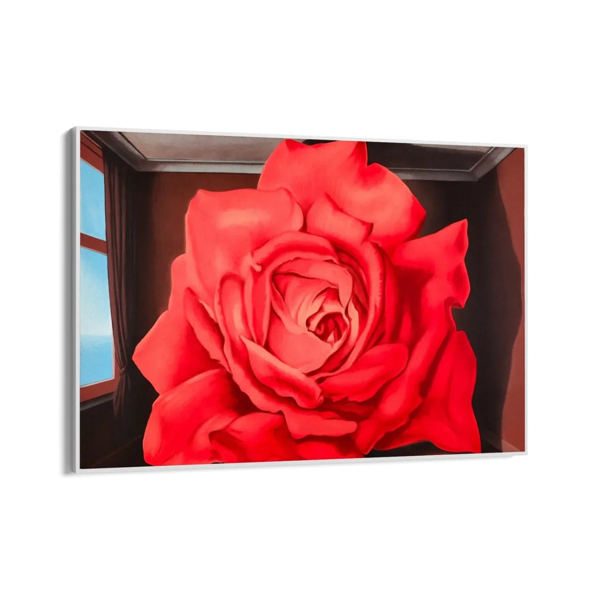 Quadro Stampa su Tela Fiore dei Lottatori, Rene Magritte - CupidoDesign