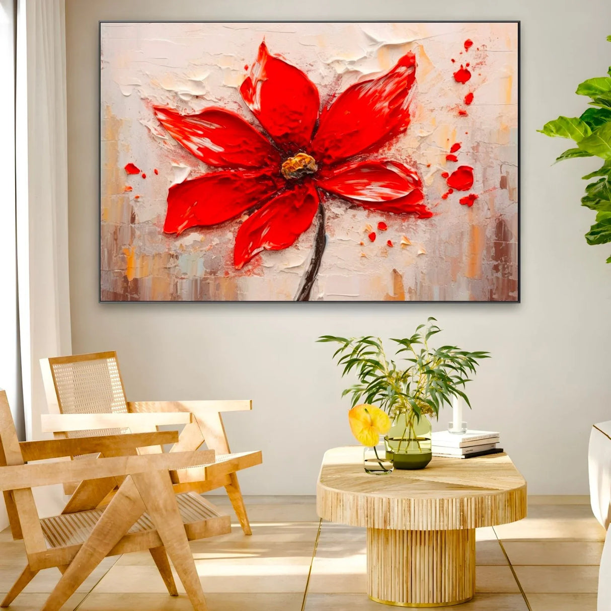 Quadro Stampa su Tela Fiore della passione - CupidoDesign