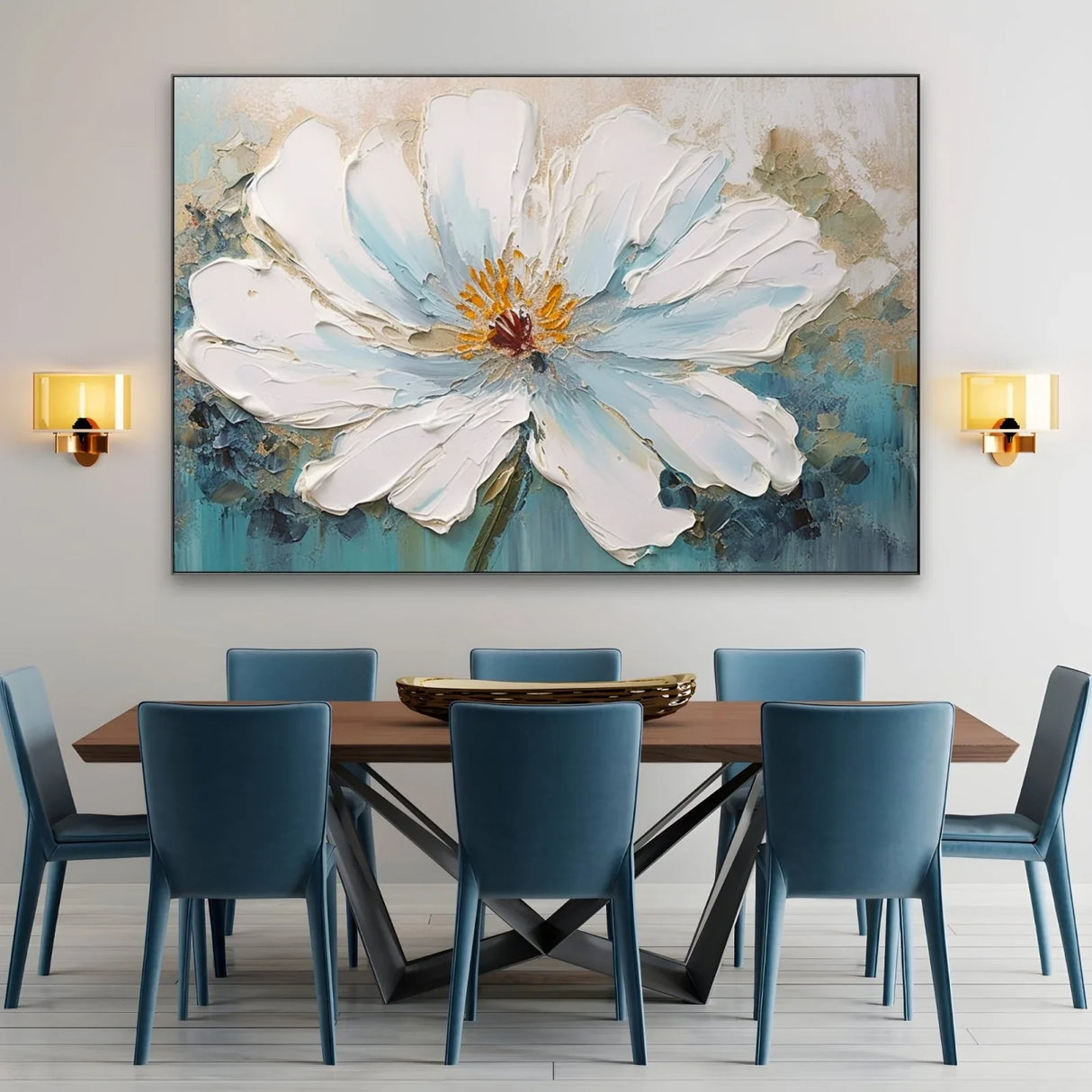 Quadro Stampa su Tela Fiore della prosperità - CupidoDesign