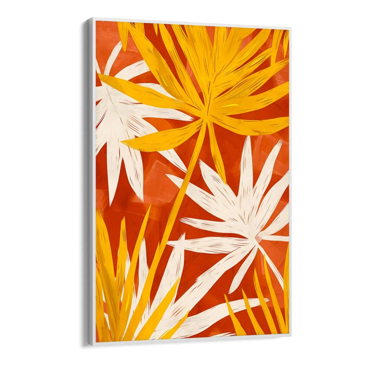 Quadro Stampa su Tela Fiori in Fiamme - CupidoDesign