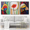 Quadro Stampa su Tela Fiori Sospesi - CupidoDesign