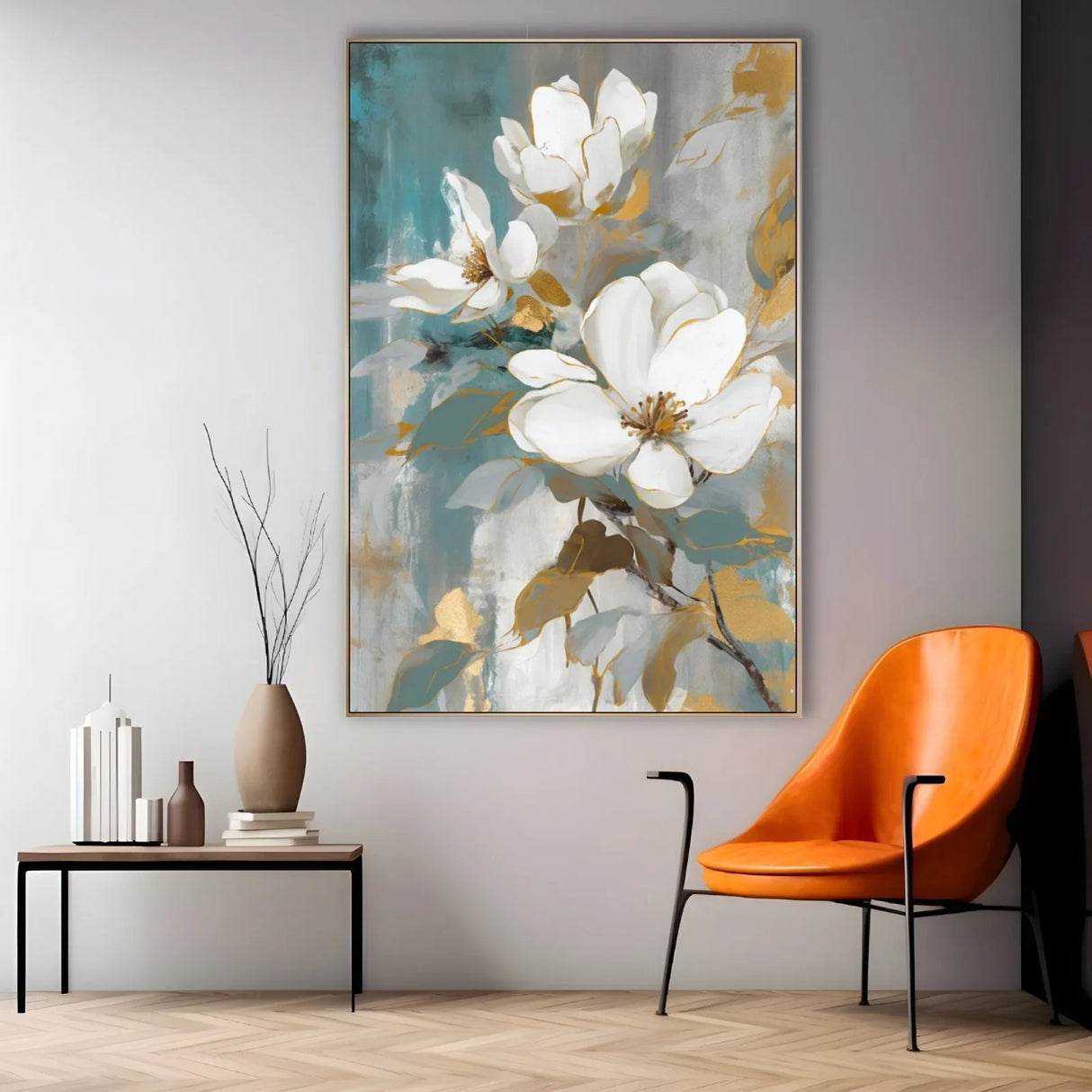 Quadro Stampa su Tela Bianca Esplosione - CupidoDesign