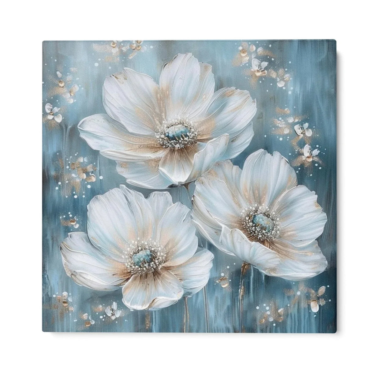 Quadro Stampa su Tela Fioritura di Seta - CupidoDesign