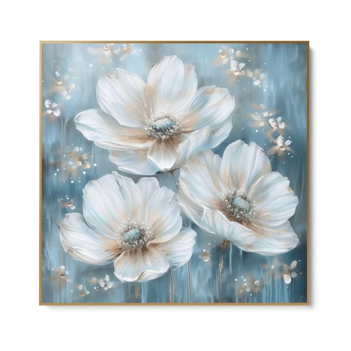 Quadro Stampa su Tela Fioritura di Seta - CupidoDesign