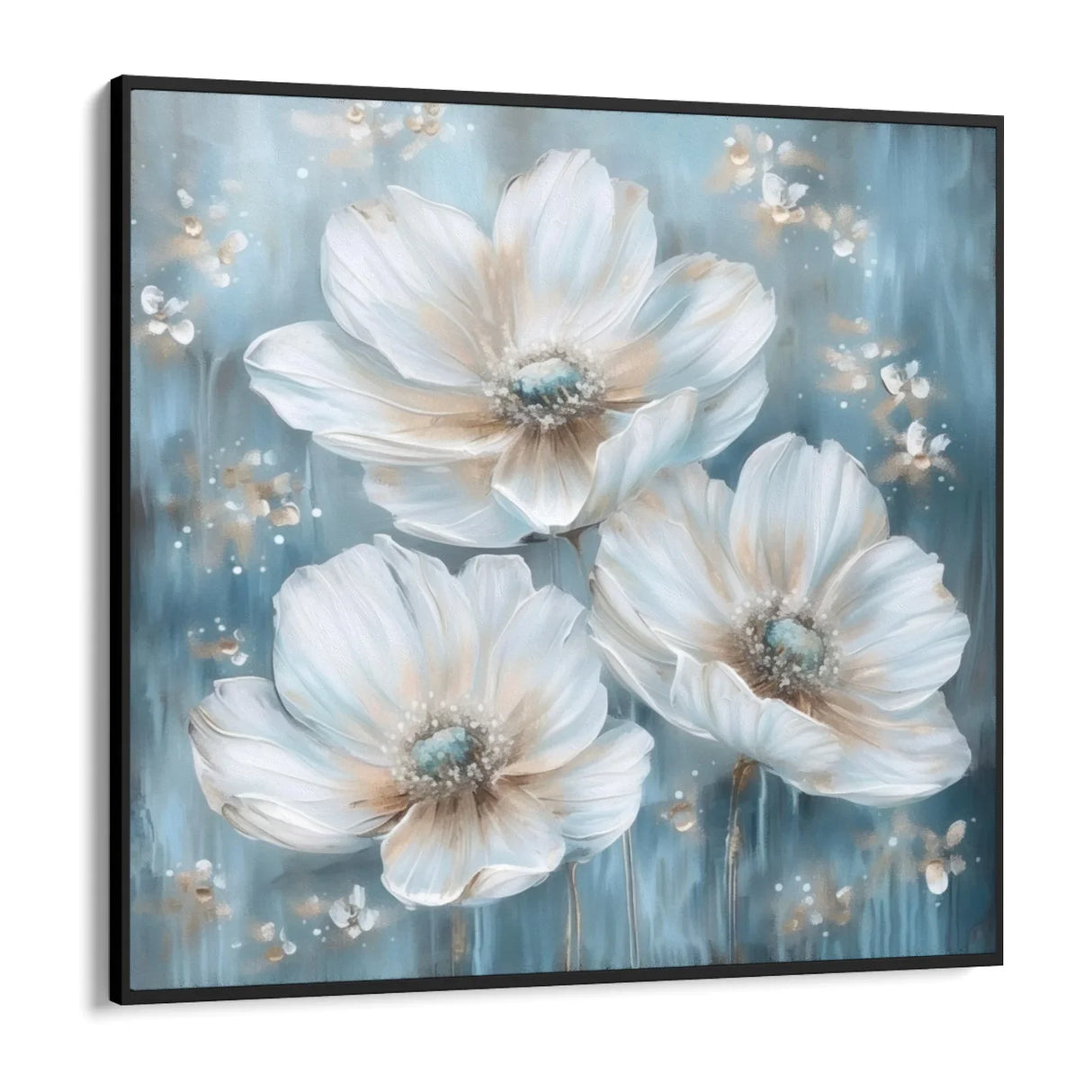 Quadro Stampa su Tela Fioritura di Seta - CupidoDesign