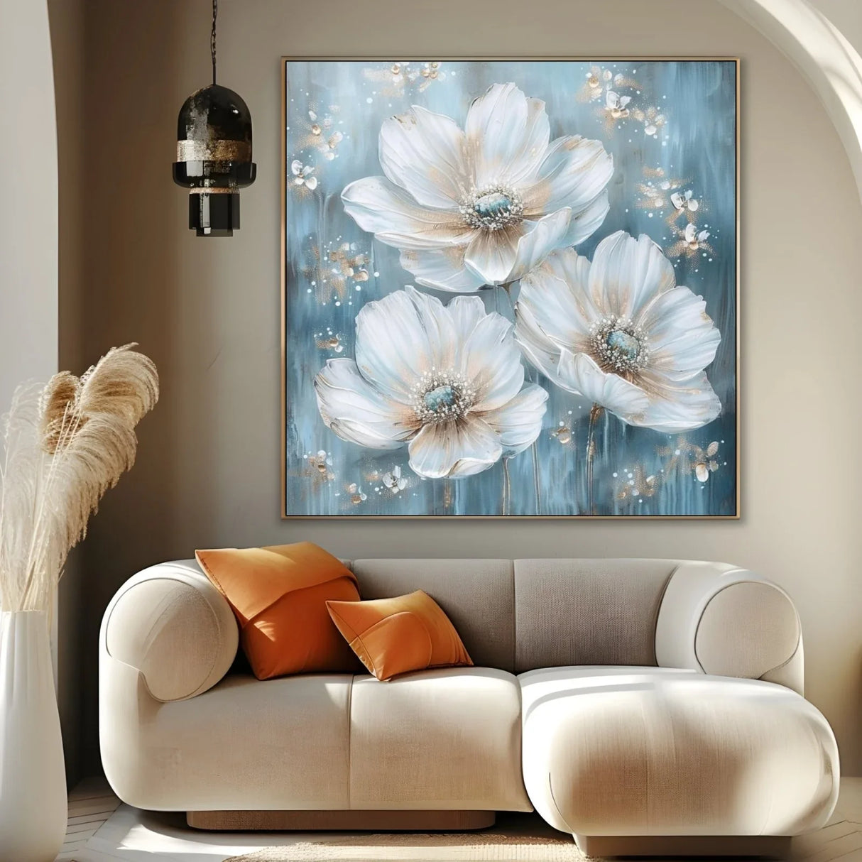 Quadro Stampa su Tela Fioritura di Seta - CupidoDesign