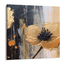 Quadro Stampa su Tela Fioritura dorata - CupidoDesign