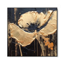 Quadro Stampa su Tela Fioritura dorata - CupidoDesign