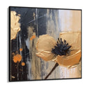 Quadro Stampa su Tela Fioritura dorata - CupidoDesign