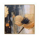 Quadro Stampa su Tela Fioritura dorata - CupidoDesign