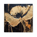 Quadro Stampa su Tela Fioritura dorata - CupidoDesign