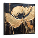 Quadro Stampa su Tela Fioritura dorata - CupidoDesign