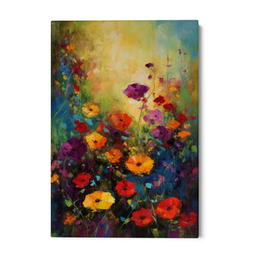 Quadro Stampa su Tela Colorata Fioritura - CupidoDesign