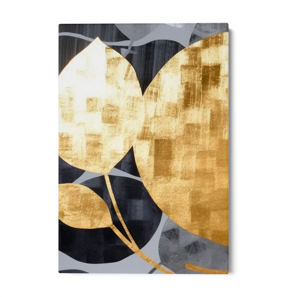Quadro Stampa su Tela Fioriture dorate - CupidoDesign